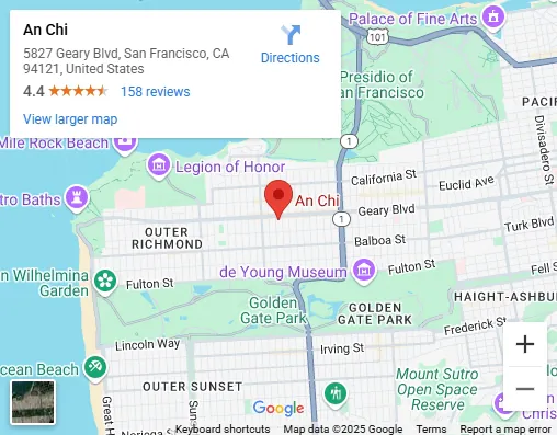 Location, 5827 Geary Blvd, San Francisco, CA 94121, United States Location, 5827 Geary Blvd, San Francisco, CA 94121, United States